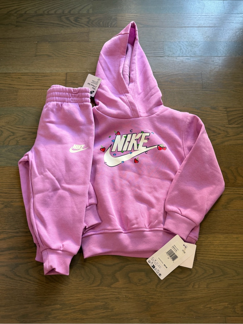 NWT Nike Toddler Hoodie & Jogger Set size 3T